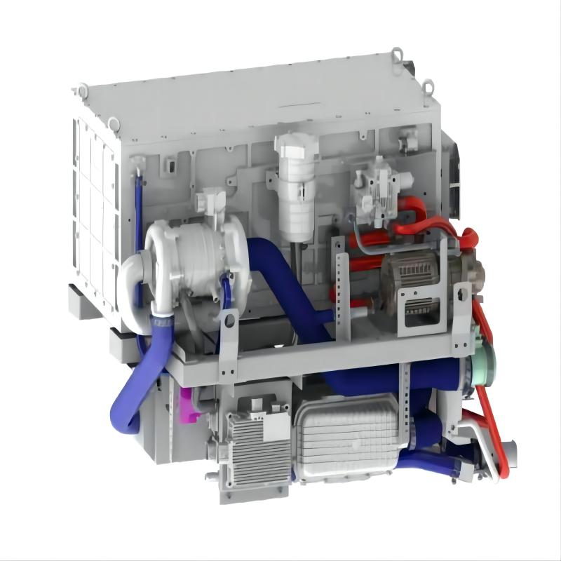 125KW araç proton değişim membranı hidrojen yakıt hücresi sistemi