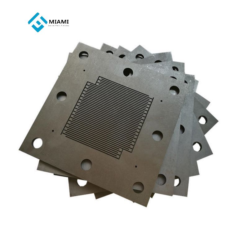 Yeni yakıt hücresi aksesuarları kazınmış işleme aksesuarları metal bipolar plakalar
